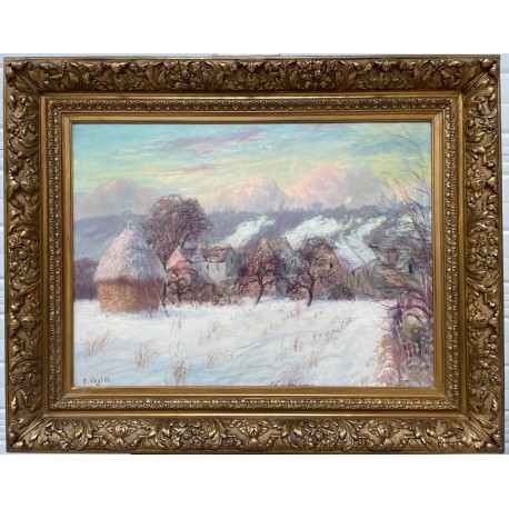 Paul Vogler : Paysage de neige