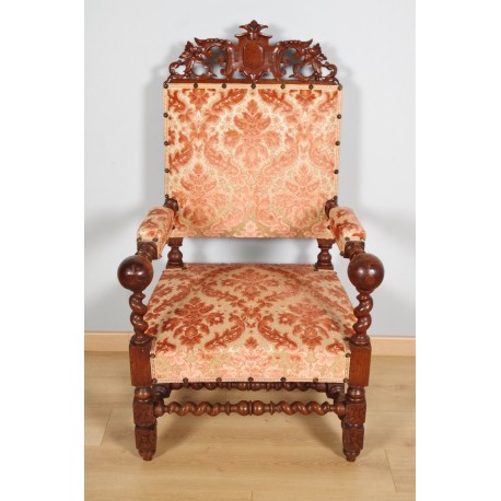 Fauteuil style Louis XIII