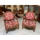 Paire de fauteuils style Louis XV Nogaret