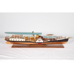 Maquette de bateau à roues à aubes danois