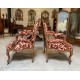 Quatre fauteuils style Louis XV Nogaret