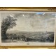 Gravure : vue de Rome d'après Jacob Philipp Hackert