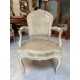 Fauteuil peint époque Louis XV