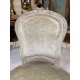 Fauteuil peint époque Louis XV