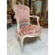 Fauteuil peint époque Louis XV