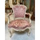 Fauteuil peint époque Louis XV